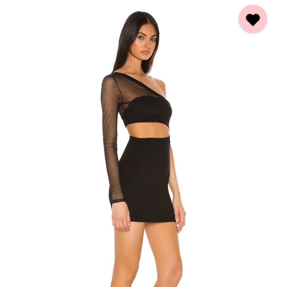 NWT Revolve H:ours Black Avalon Dress XXS $138 SOLD OUT - Picture 2 of 3